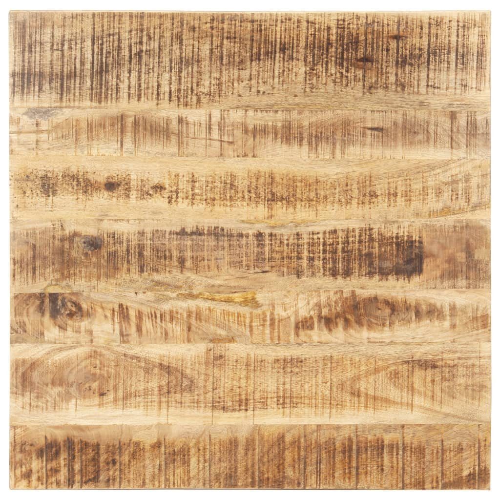 furnicato Tischplatte Massivholz Mango 25-27 mm 70x70 cm (1 St)