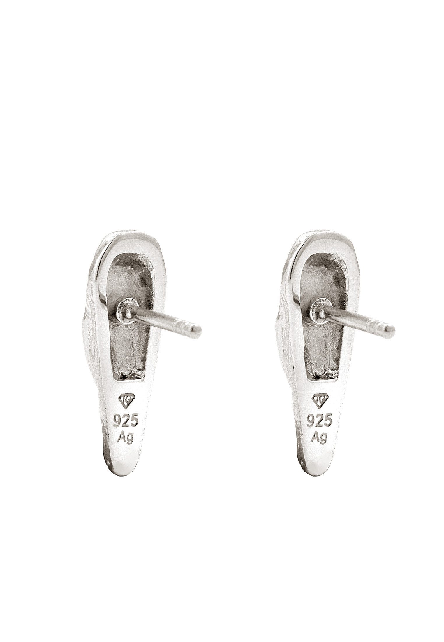 Kuzzoi Paar Ohrstecker Herren Ohrstecker Tropfen 925 Sterling Silber