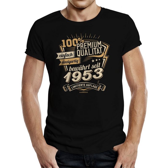Rahmenlos T-Shirt als Geschenk zum 70. Geburtstag - Premium bewährt seit 1953