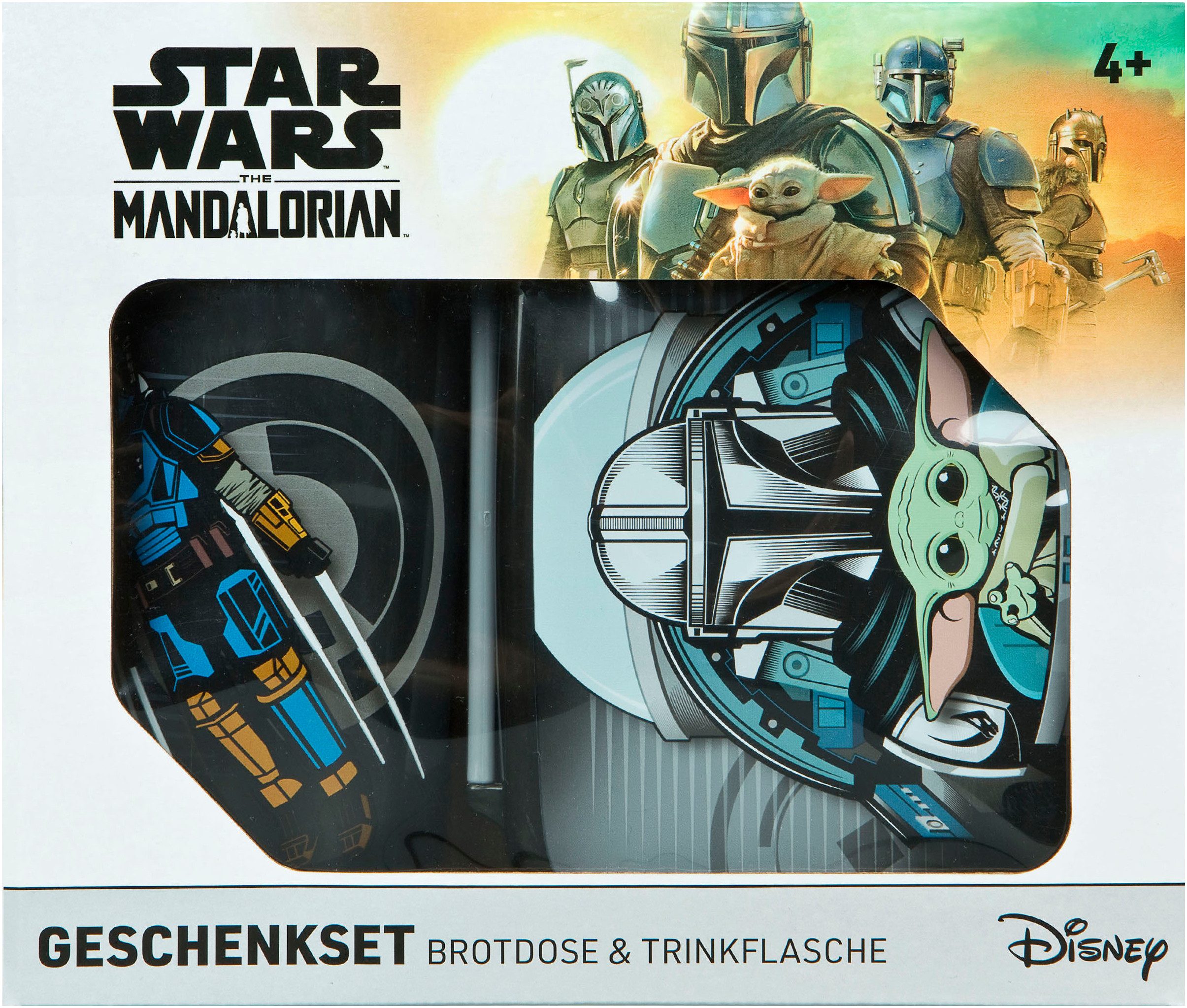 Scooli Lunchbox Star Wars, (Set, 2-tlg), mit Trinkflasche