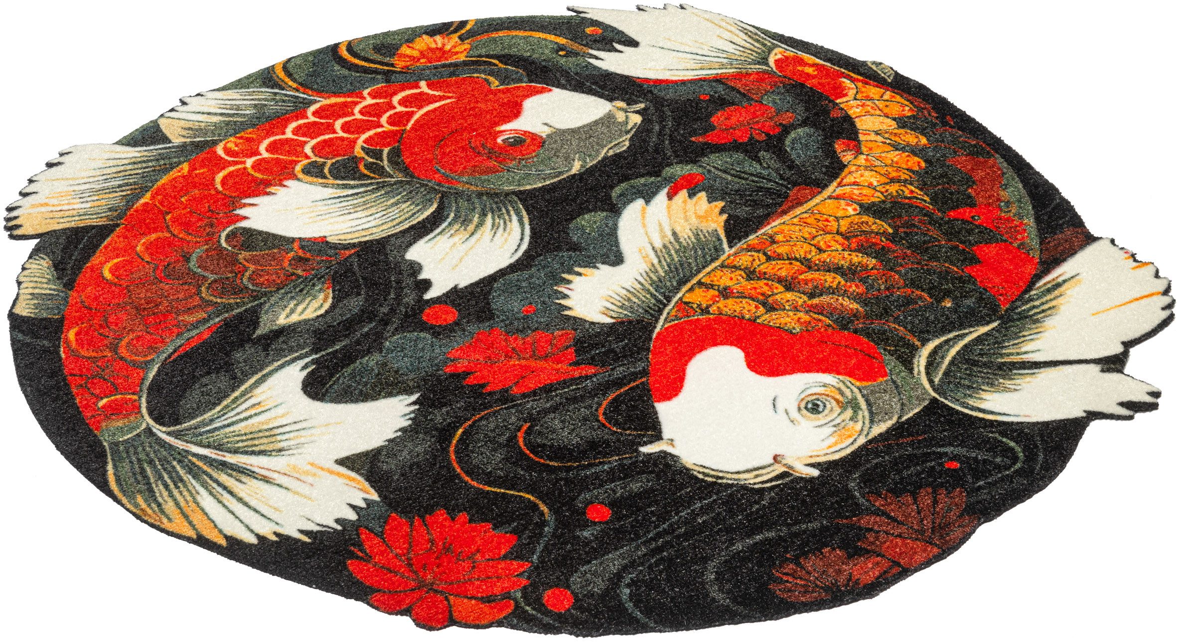 wash+dry by Kleen-Tex Teppich Koi Couple, rechteckig, Höhe: 9 mm