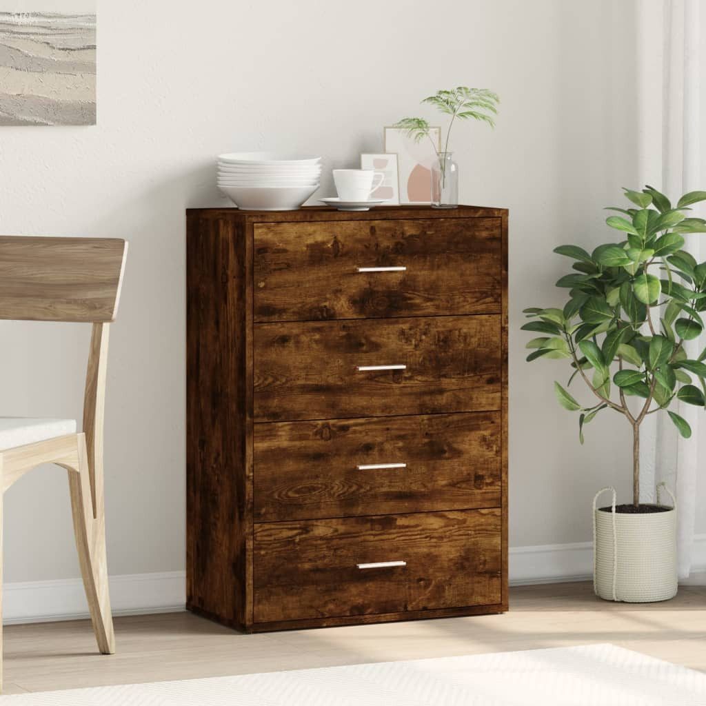 vidaXL Sideboard Sideboard Räuchereiche 60x31x84 cm günstig online kaufen