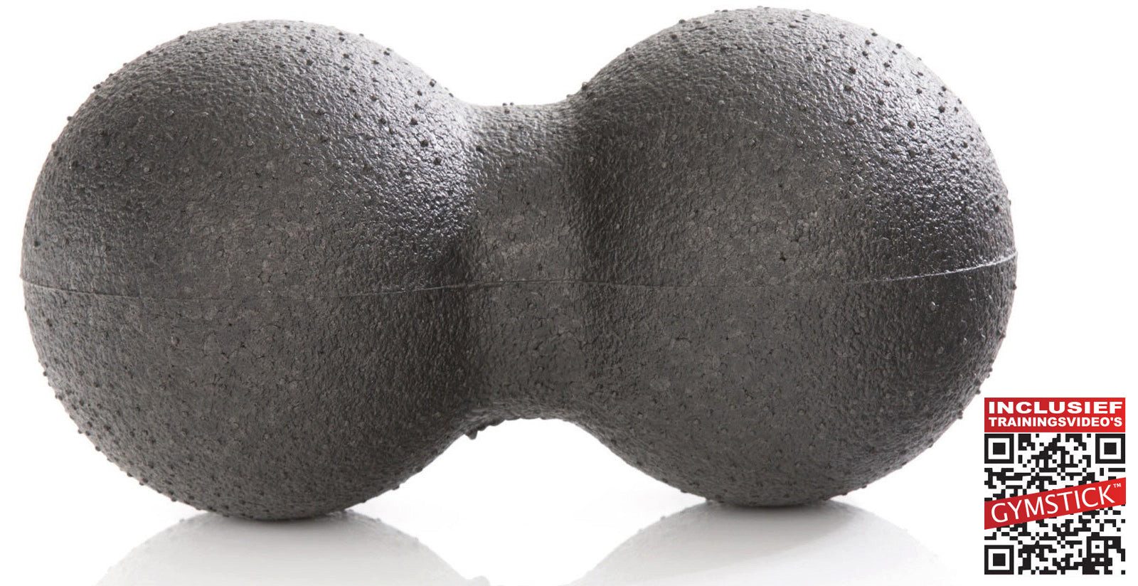 Gymstick Massageball Active Recovery Twin Ball - Inkl. Online-Trainingsvideos - 8 cm