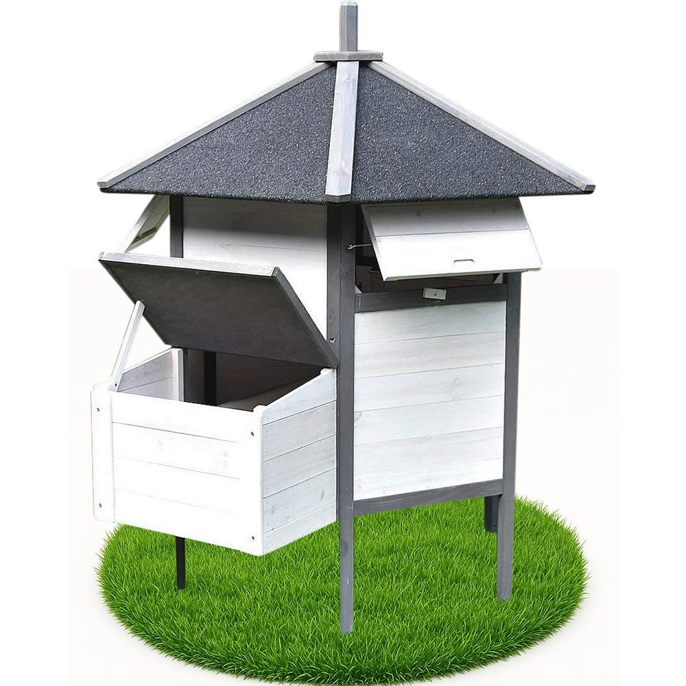 Mucola Kleintierkäfig Gefügelstall Hühnerhaus XXL 6-Ecken Freigehege Kleint günstig online kaufen