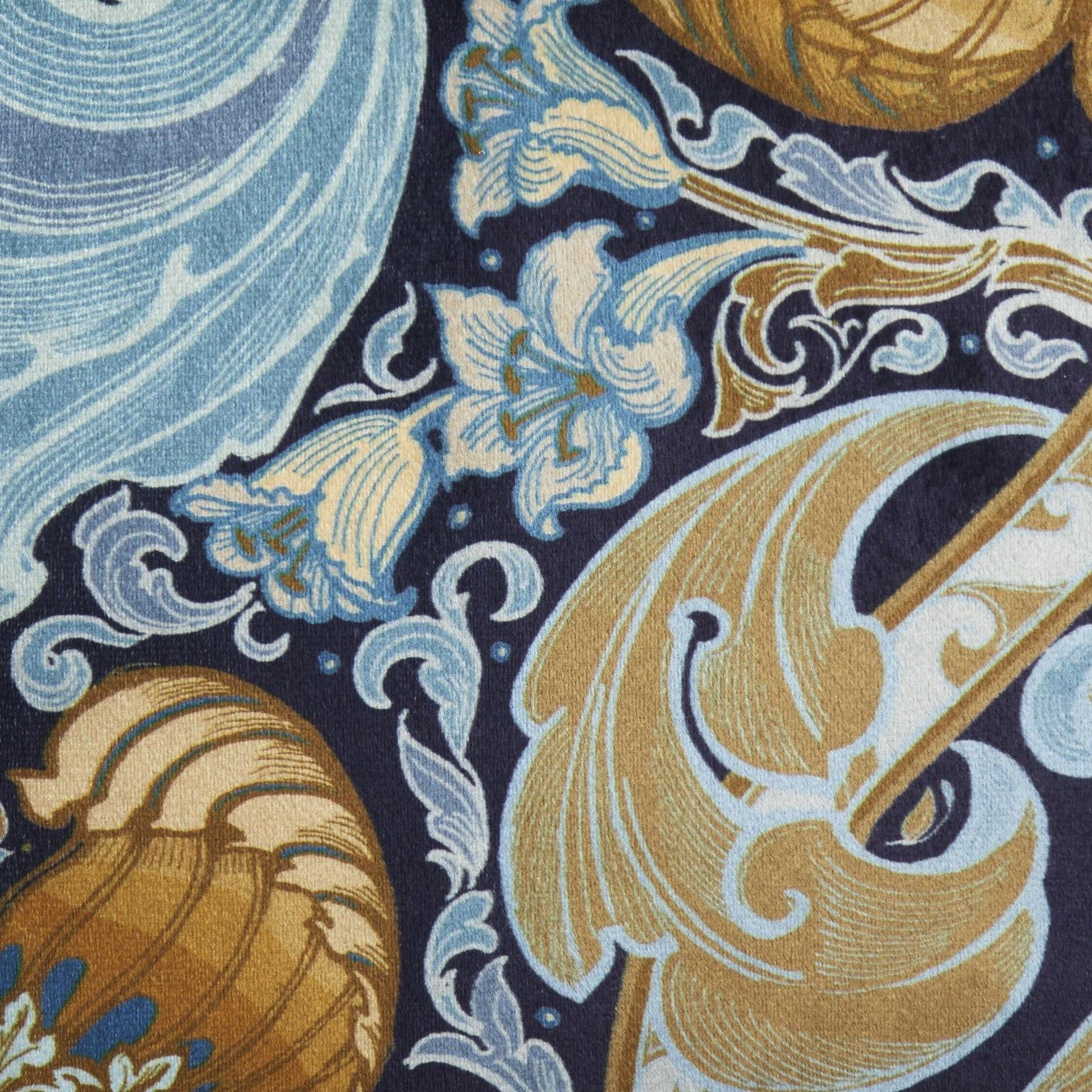 Laurence Llewelyn-Bowen Dekokissen Down the Dilly Ochre, Dekokissen aus samtig weichem Stoff Kissenbezug ohne Füllung 43x43 cm