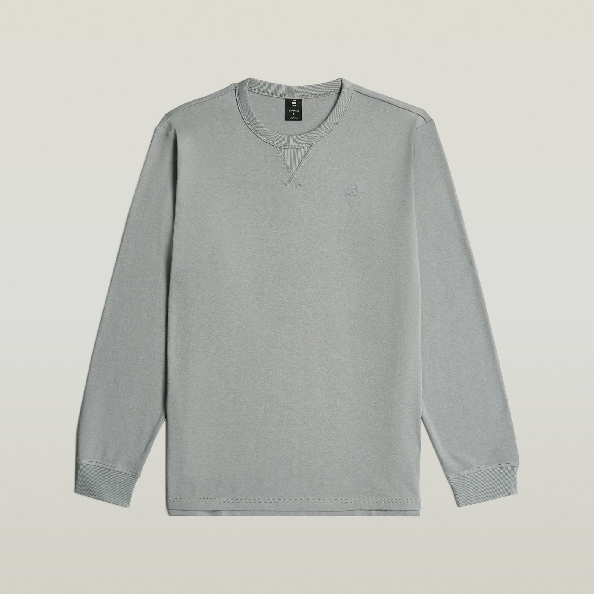 G-STAR Longsleeve Nifous R mit geripptem Einsatz vorne – Bild 5 von 5