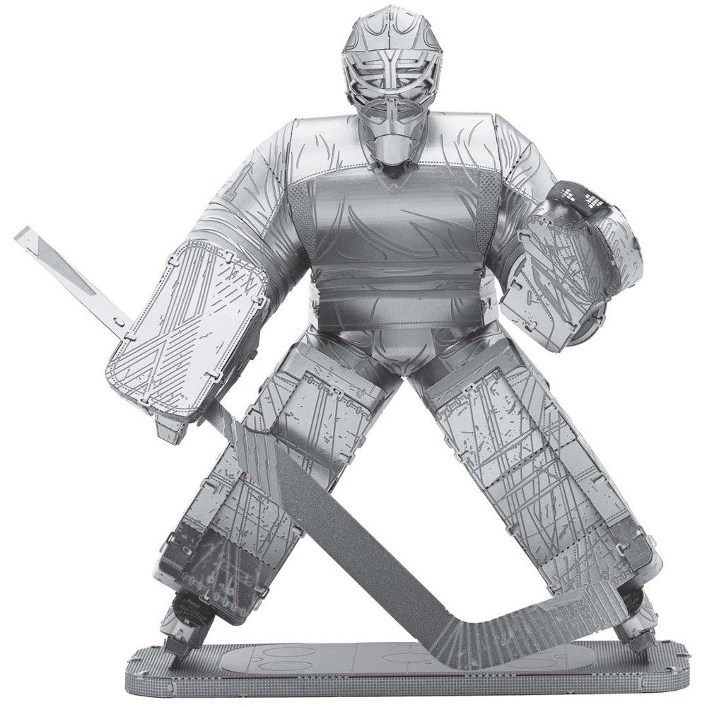 Invento Puzzle Metal Earth, Eishockey-Torhüter - 3D Metall Puzzle, Puzzleteile
