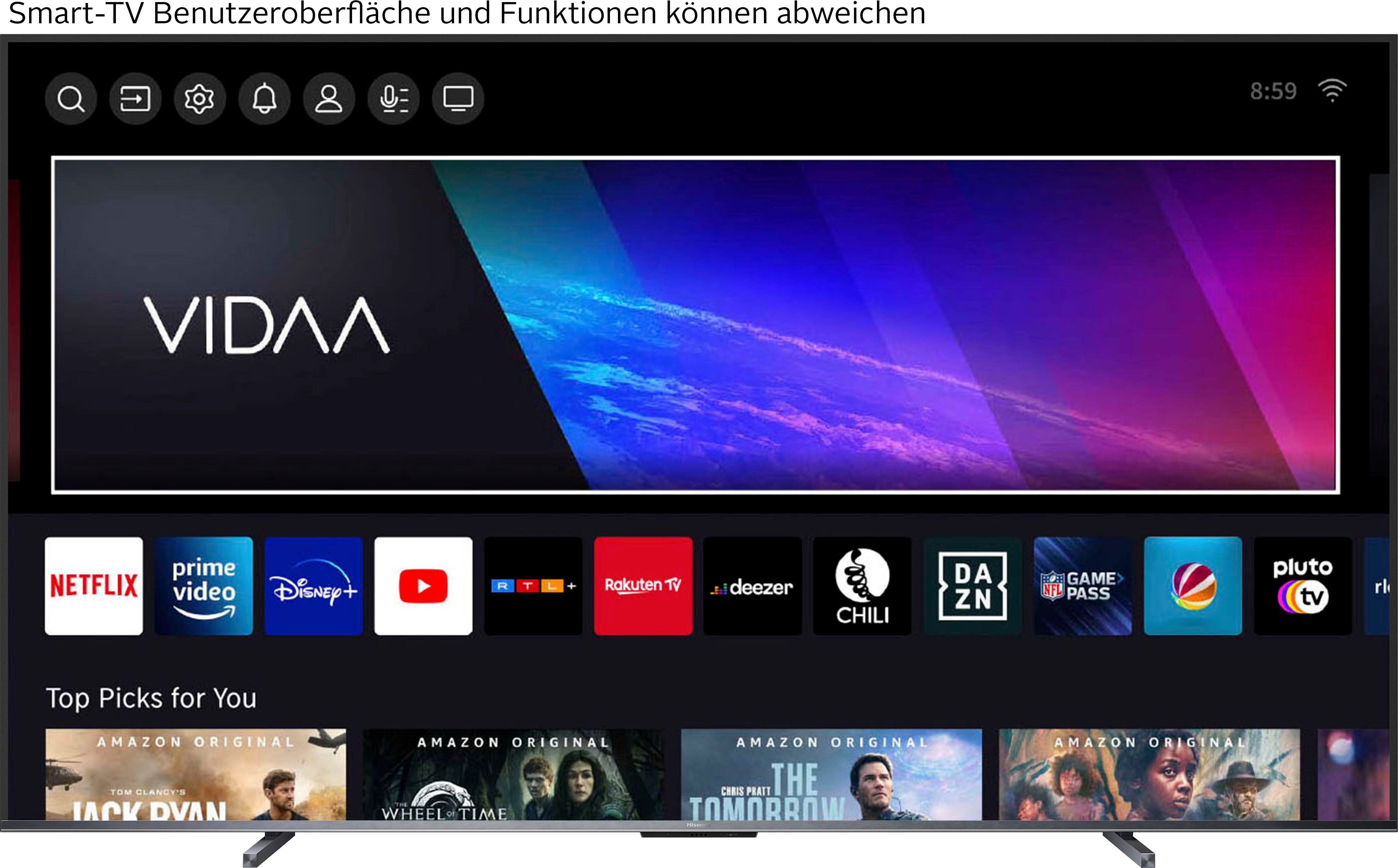 Hisense 85U7KQ Mini-LED-Fernseher (215 cm/85 Zoll, 4K Ultra HD, Smart-TV)