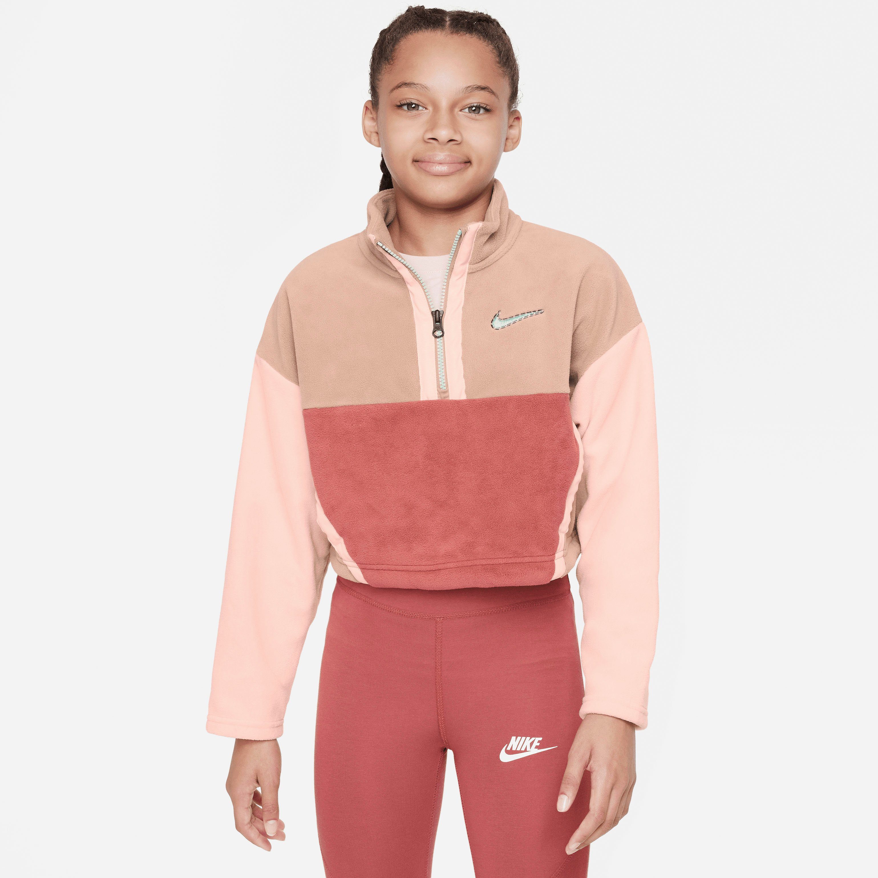 (Girls) Big Long-Sleeve Sweatshirt Kids' Nike Top Sportswear