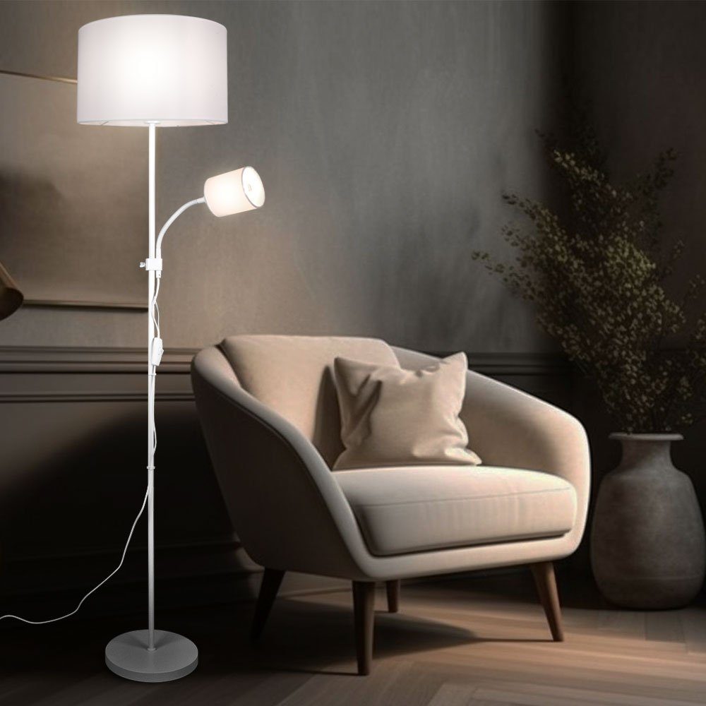 nicht inklusive, Beistell Leuchtmittel Zimmer Wohn Stehlampe, weiß Leuchte Steh Ess Stand etc-shop