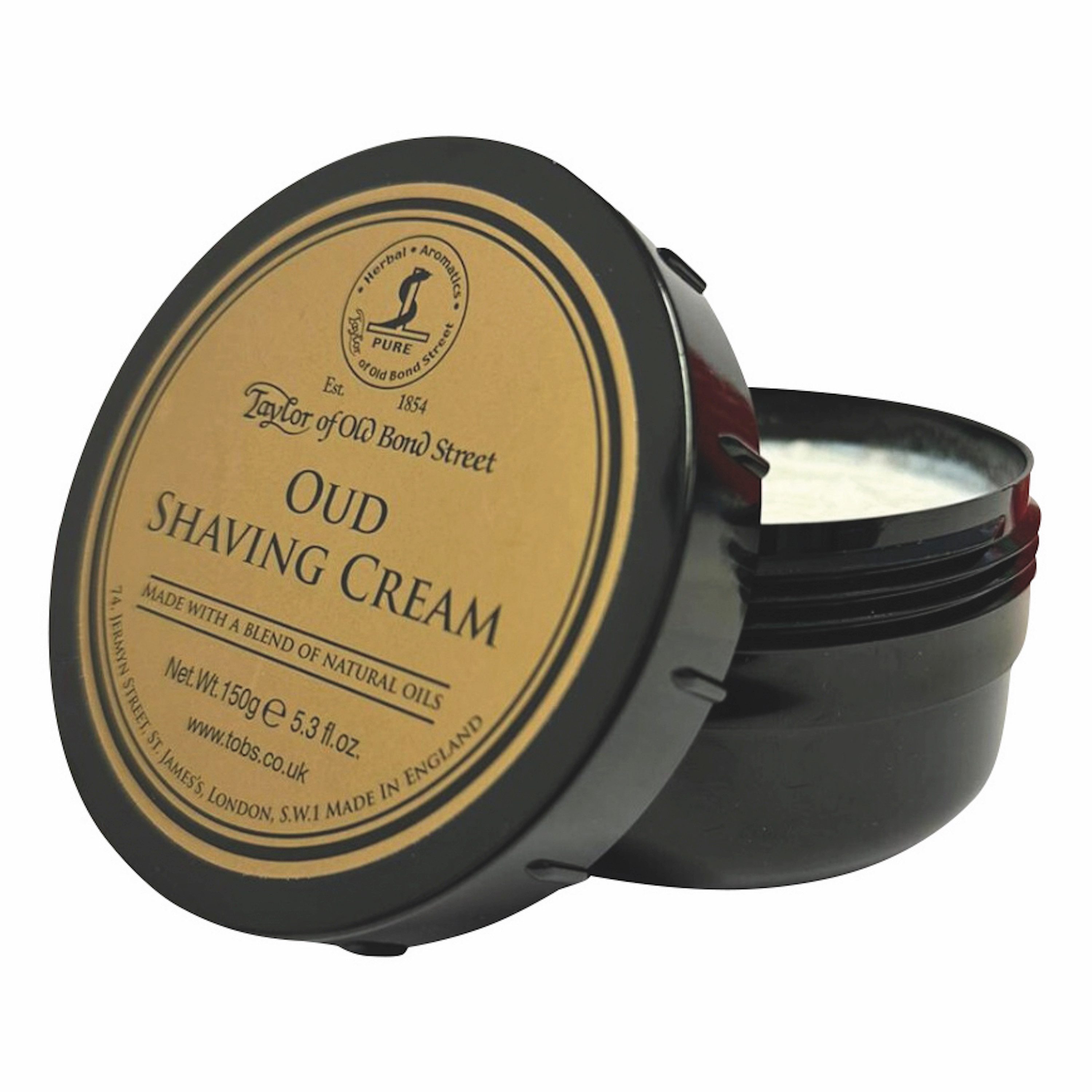 Taylor of Old Bond Street Rasiercreme Oud Shaving Cream, für empfindliche Haut