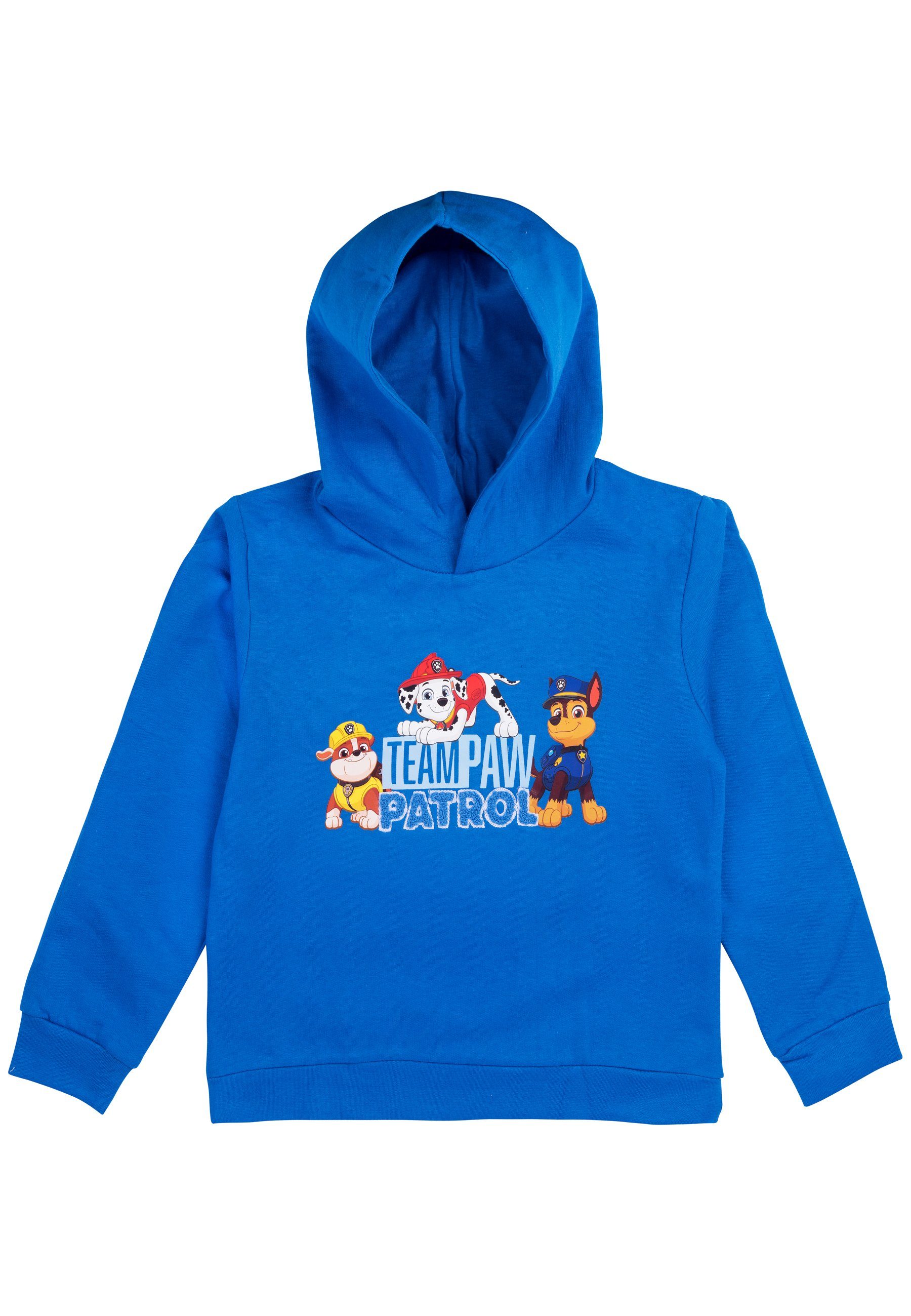 Kapuzenpullover Labels® Hoodie Jungen - Paw für Blau Sweatshirt Patrol Sweatshirt United