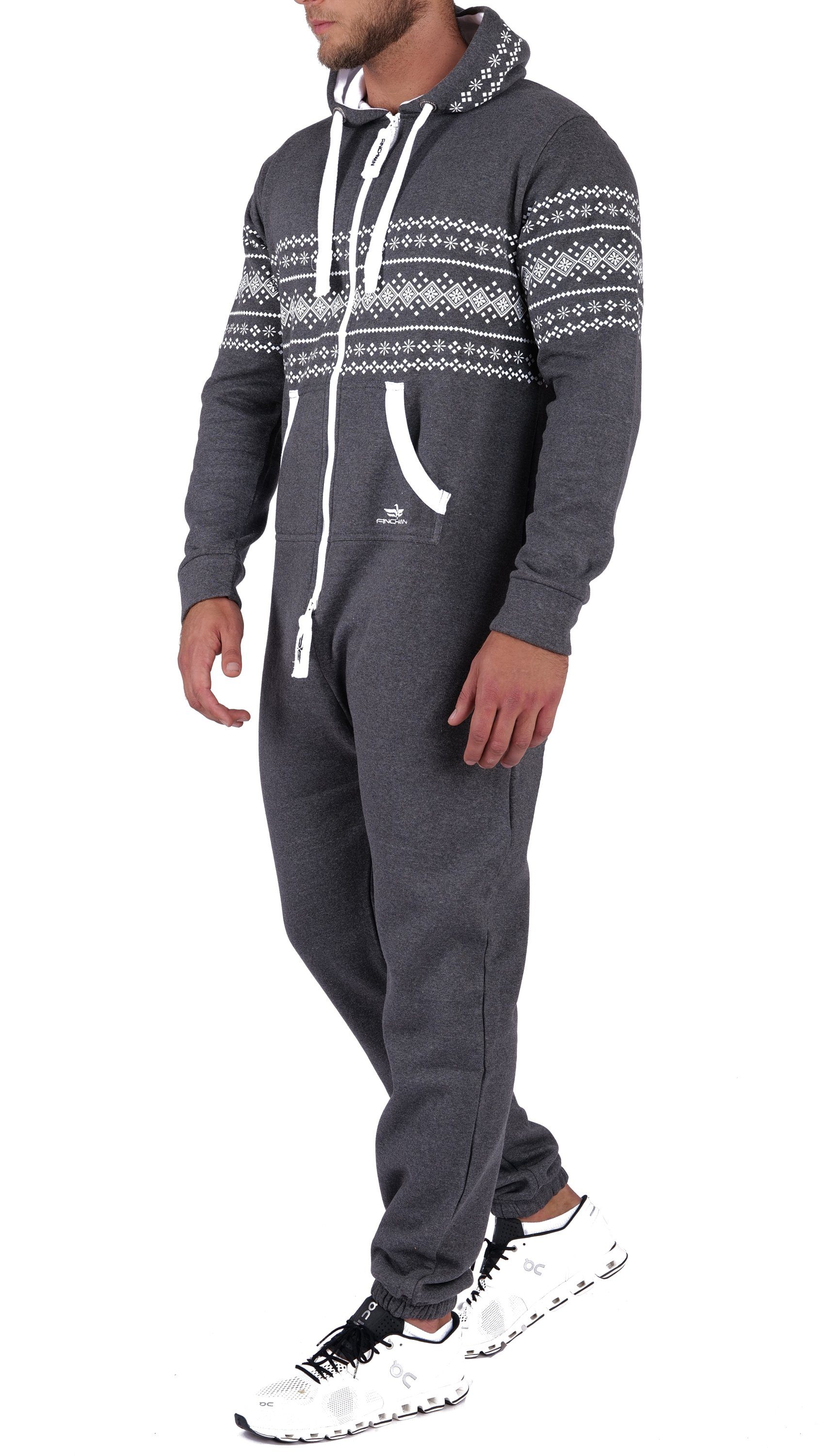 Finchman Jumpsuit Azteken Muster Herren Jumpsuit Overall FM117 Jogging Trai günstig online kaufen
