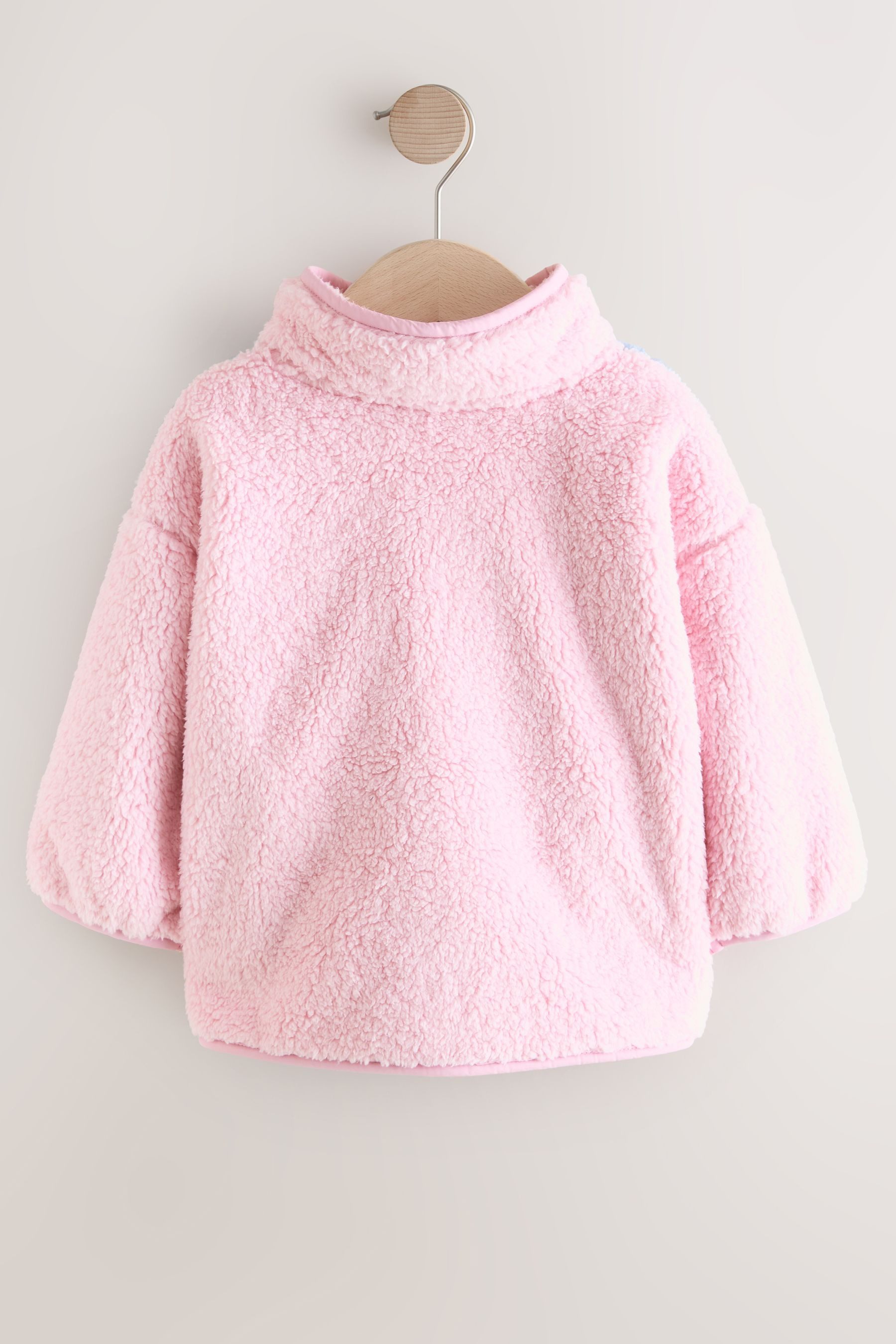 Next Fleecejacke Fleece mit halblangen Druckknopfverschluss günstig online kaufen
