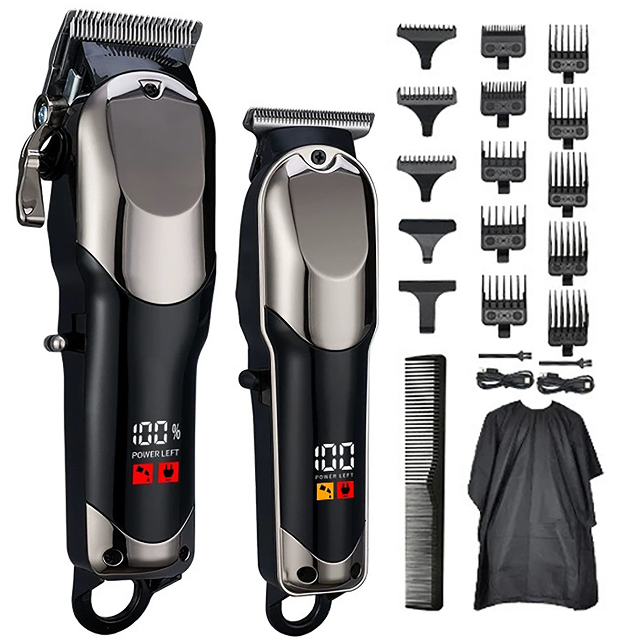 Luckice Haarschneider Profi Haarschneidemaschine & Barttrimmer Set, Kabellos, Leise, lange Akku.Präzisionstrimmer,Konturentrimmer für Seitenhaare, Bartschneider,Geschenkset für Herren,Vatertagsgeschenk