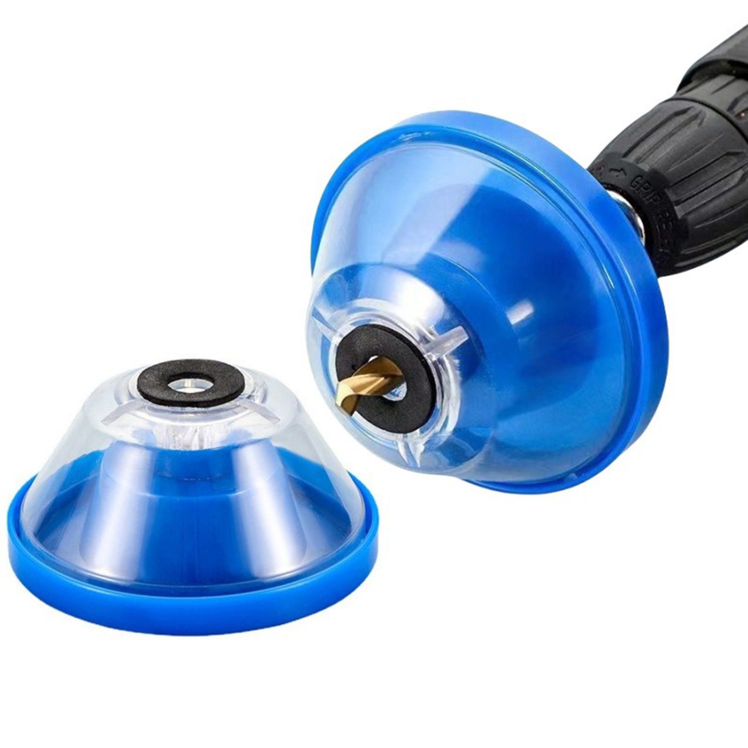 Refttenw Lochsäge Elektrohammer Staubschutzhaube Staubfänger,Hohe Kapazität,2 Stück