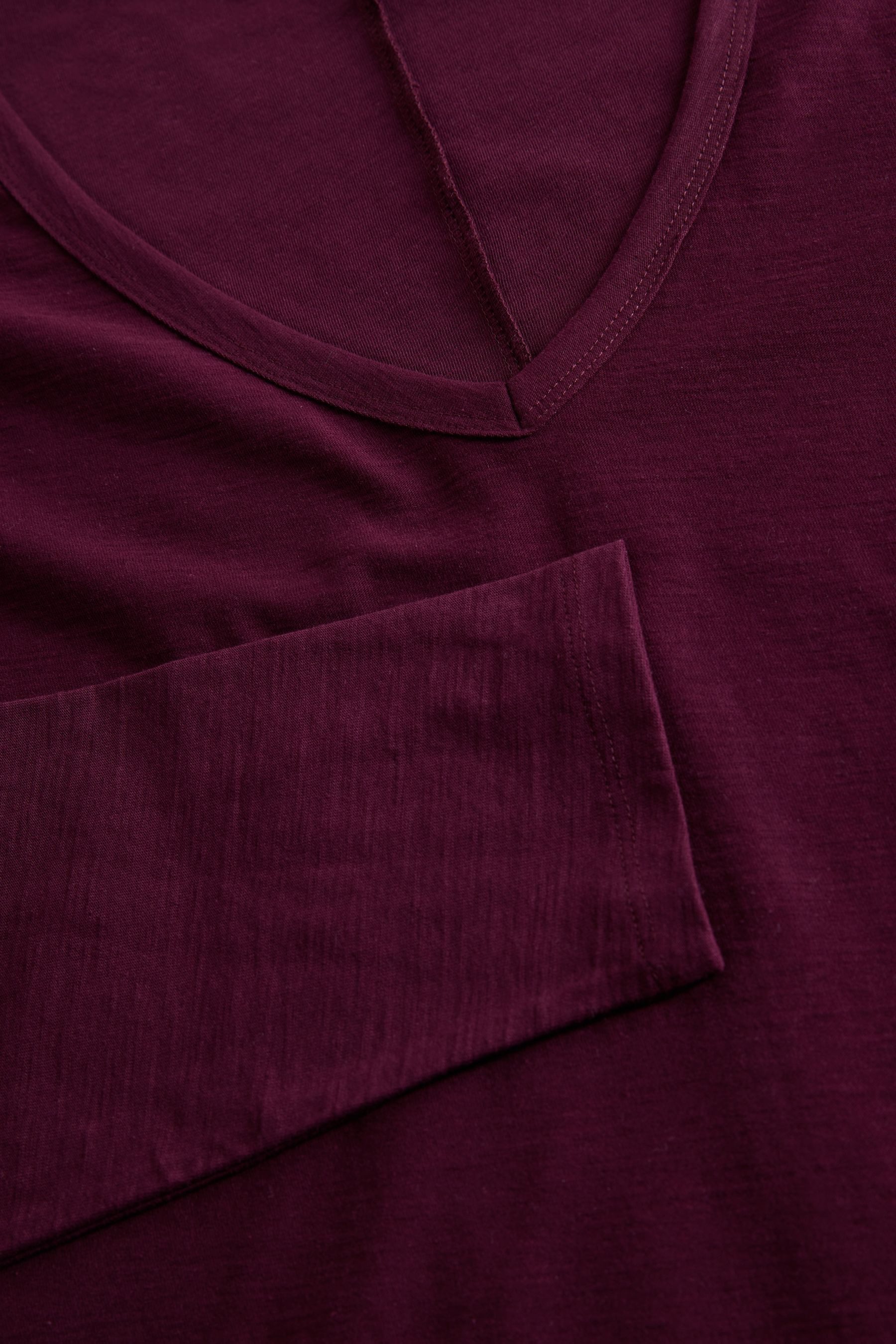 The Set Langarmshirt The Set Langarmshirts mit V-Ausschnitt, 3er-Pack (3-tlg)