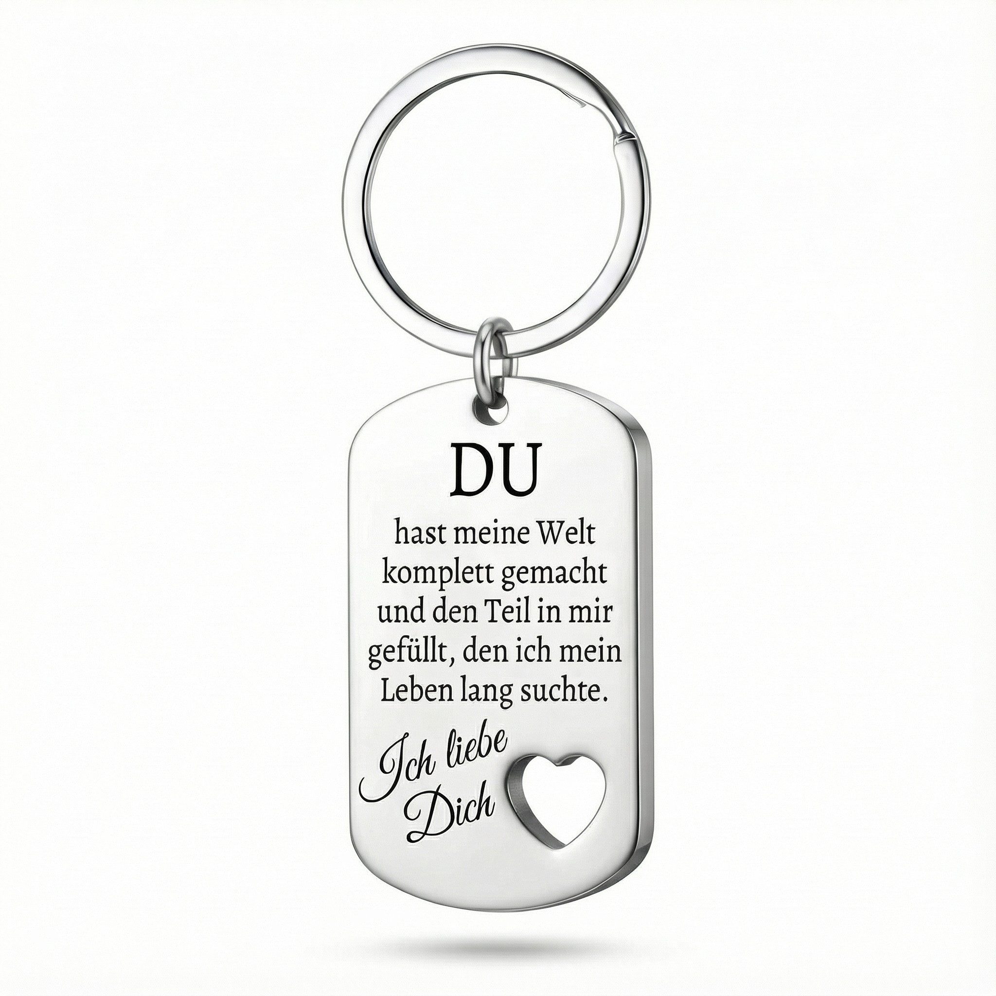 Geschenkehöhle Schlüsselanhänger PREMIUM Schlüsselanhänger mit edler Gravur als Schutzengel, Ein Schlüsselanhänger – fünf Botschaften, ein Gefühl: Liebe.