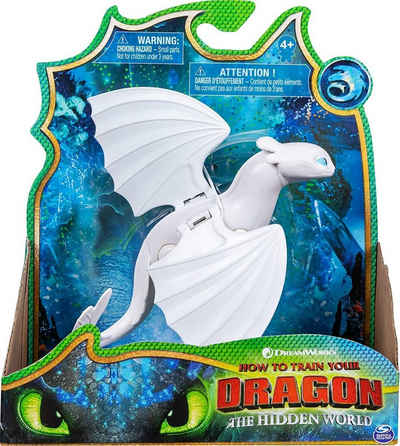 Spin Master Spielfigur »Spin Master 6055073 (20120948) - Dreamworks Dragons - Drachenzähmen leicht gemacht 3 - Drachenfigur, Tagschatten/Lightfury«