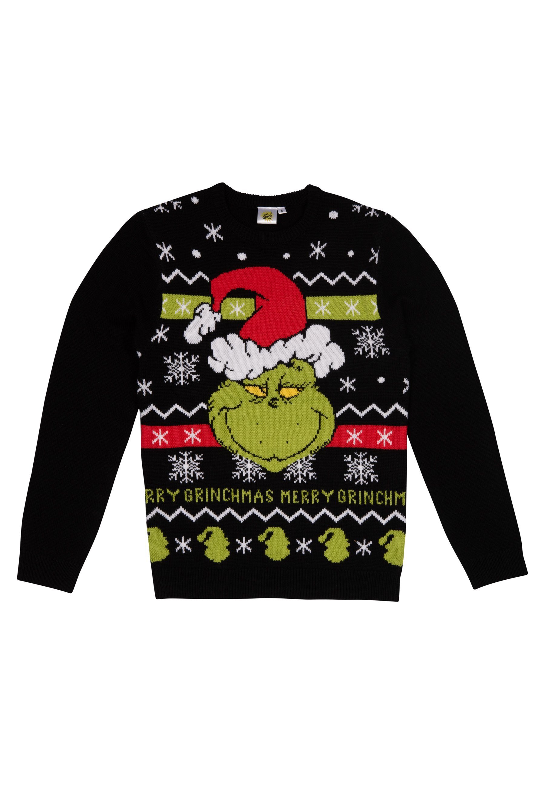 United Labels® Weihnachtspullover The Grinch Ugly Sweater - Merry Grinchmas