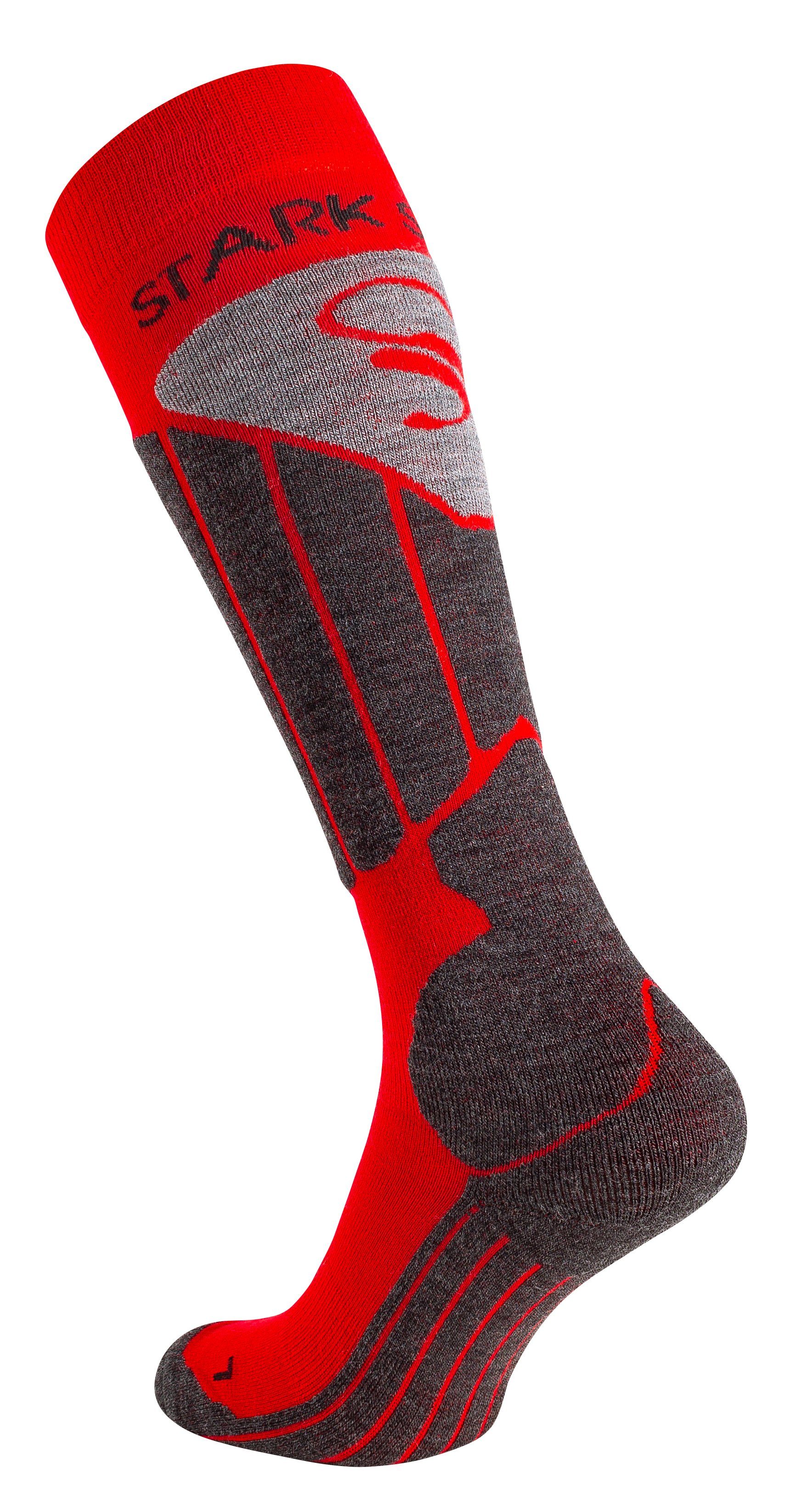 Stark Soul® Skisocken - Funktionssocken mit Polsterung, Ski Snowboard Sportsocken Komfortbündchen, anatomisches Fußbett, verstärkte Belastungszonen
