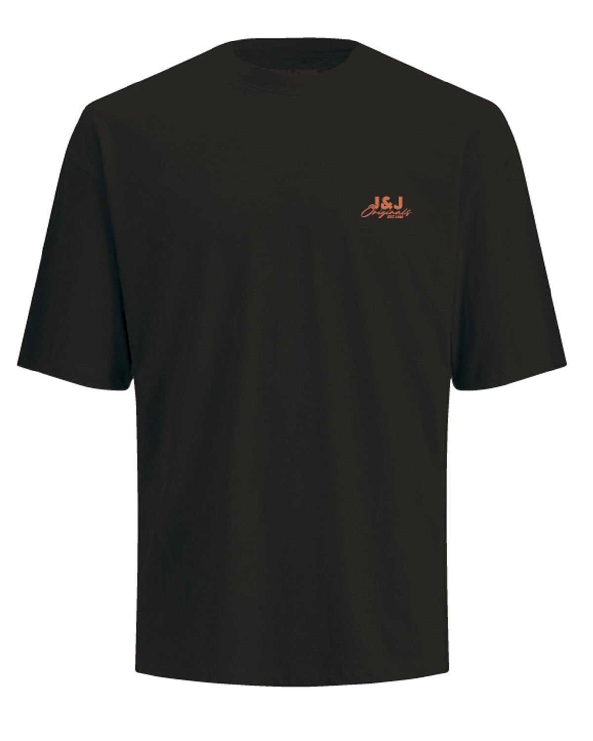 TEE ELEMENT Shirt Jones & T-Shirt NECK Jack CREW JORBRINK schwarz SS T-Shirt