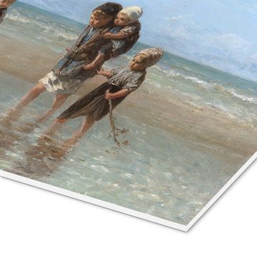 Posterlounge Forex-Bild Jozef Israels, Kinder des Meeres, Wohnzimmer Malerei