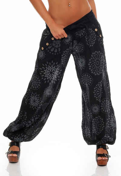 malito more than fashion Haremshose 3481 Pumphose Aladinhose mit Print Einheitsgröße