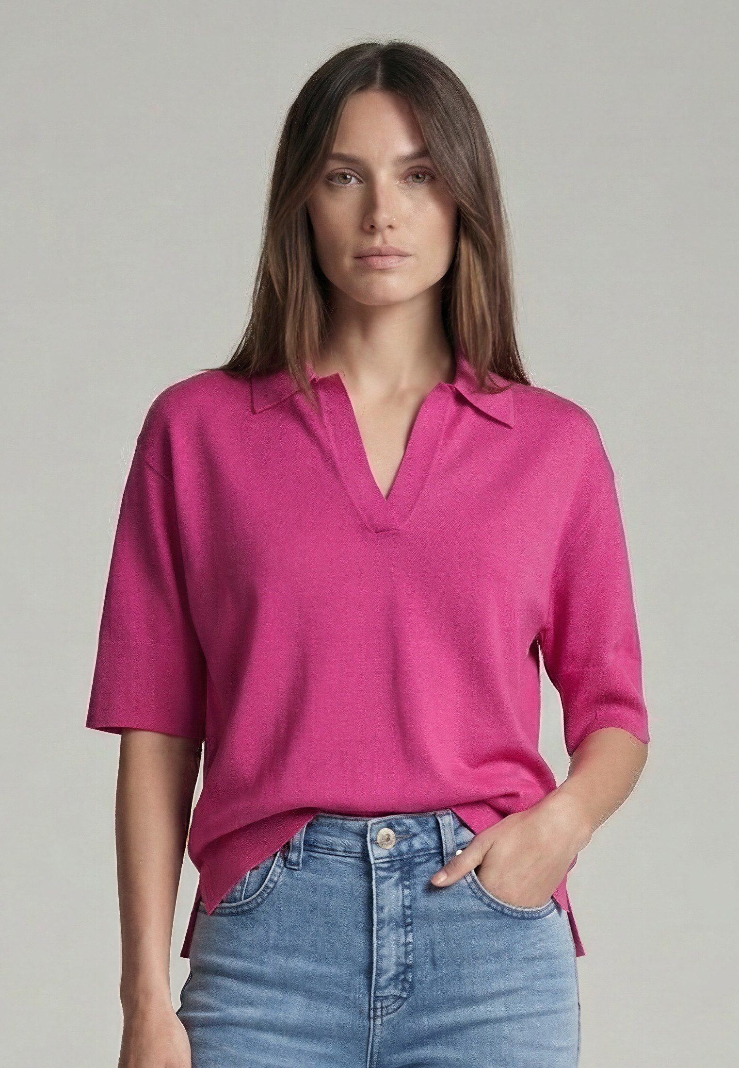 MARC AUREL Stehkragenpullover