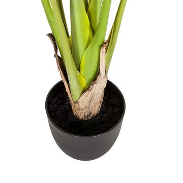 Kunstpflanze Kunstpflanze PHILO Kunststoff Philodendron, hjh OFFICE, Höhe 120.0 cm, Pflanze im Kunststoff-Topf