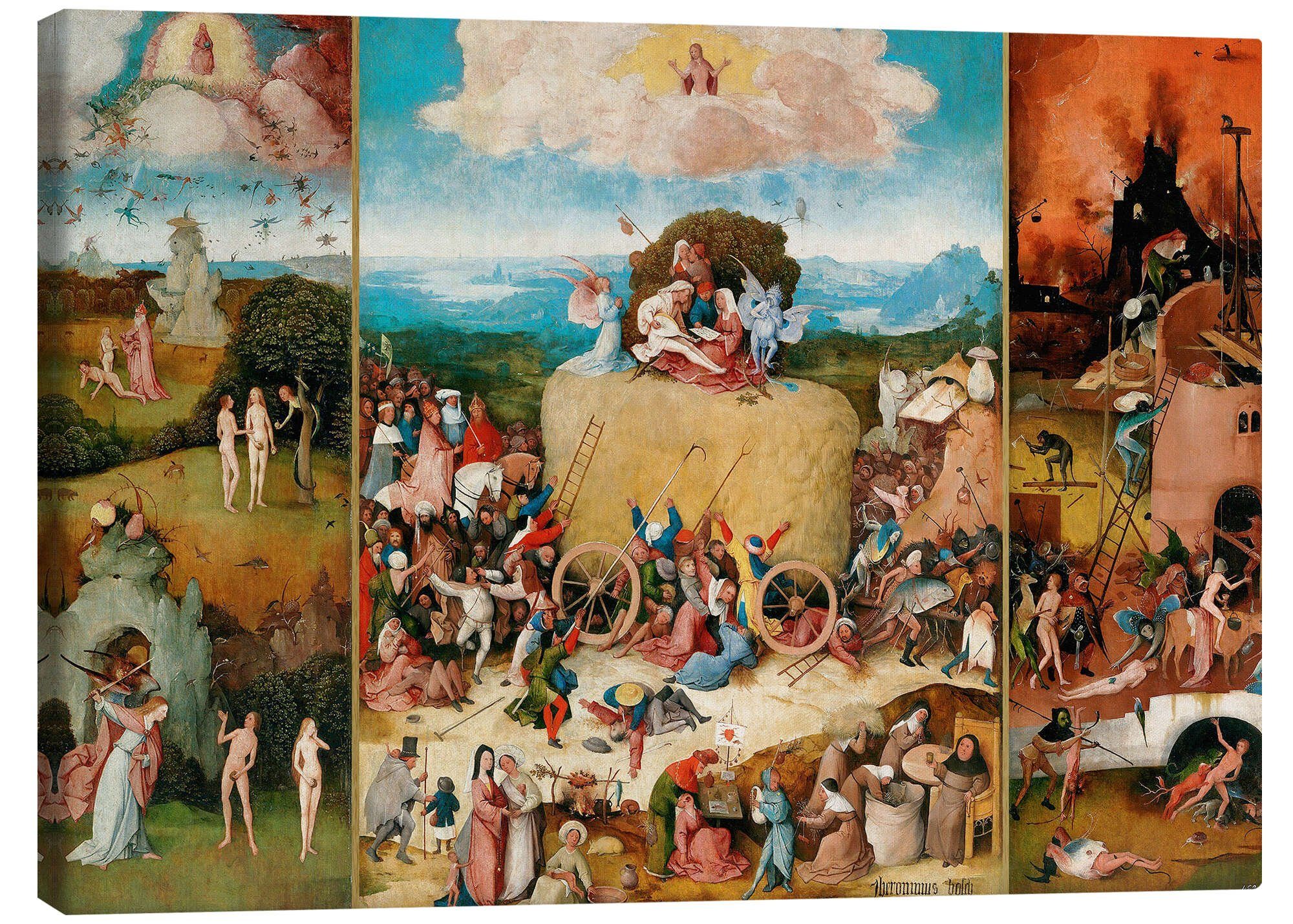 Leinwandbild Hieronymus Bosch