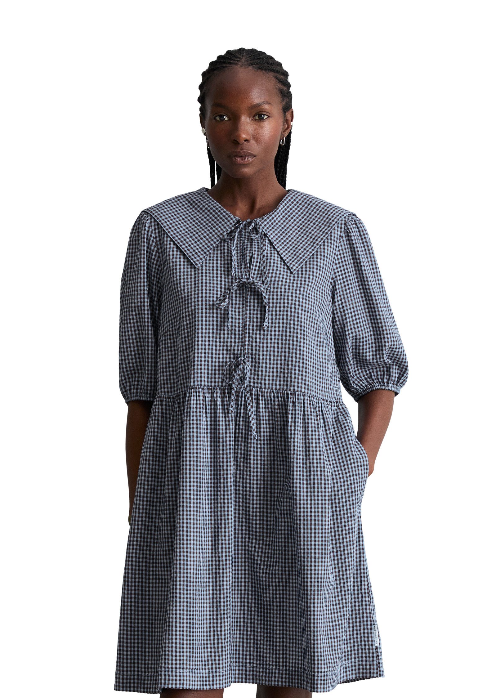 Marc O'Polo DENIM Minikleid aus Baumwolle-Mix