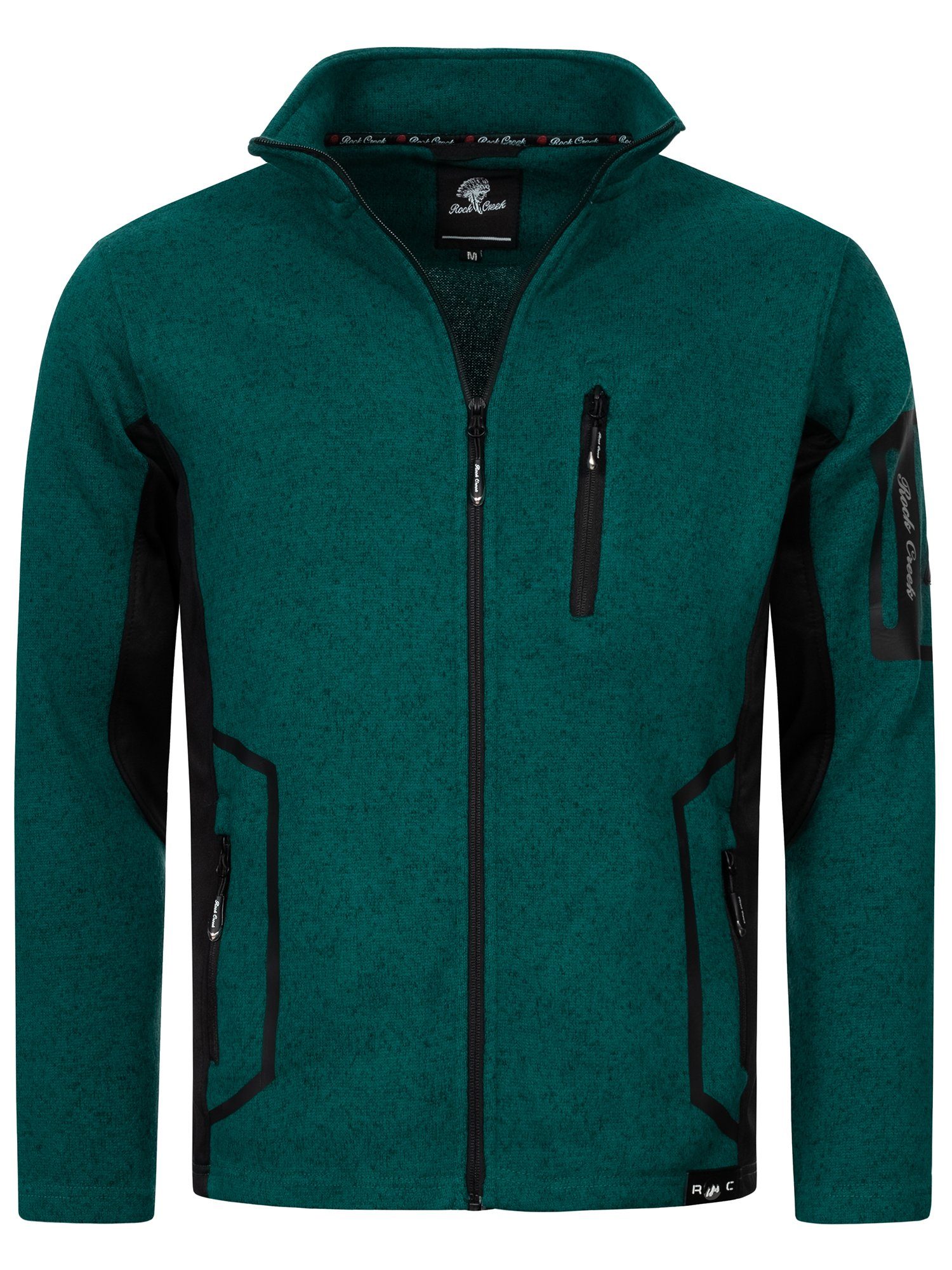 Rock Creek Fleecejacke Herren Fleecejacke Übergangsjacke H-367