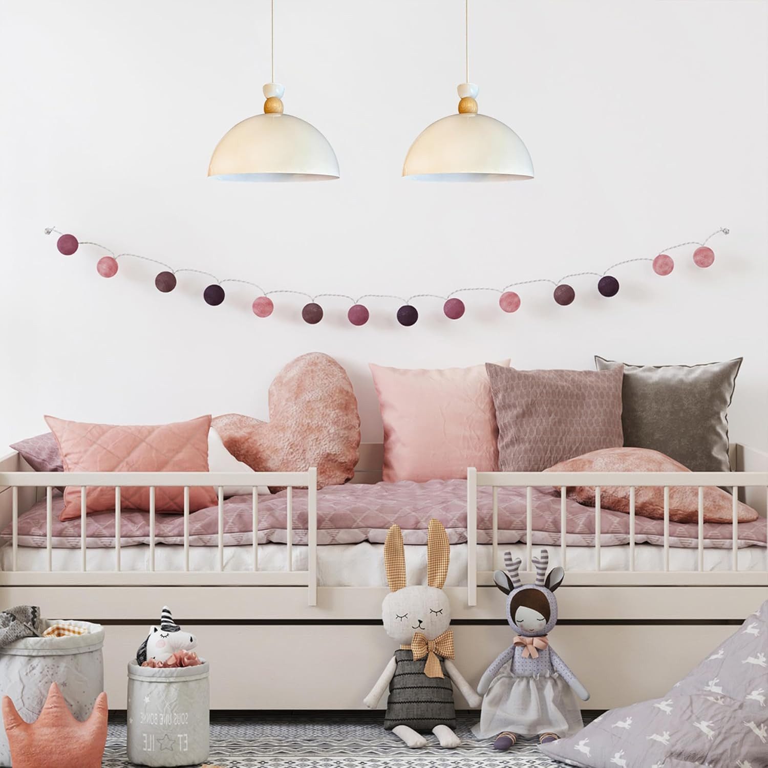 Bamyum Pendelleuchte Pendelleuchte Yimpi Hängelampe Industrial Ø30 cm, E27, Moderne Lampe, ohne Leuchtmittel, E27, Dimmbar, Einstellbare Kabellänge – Bild 5 von 5