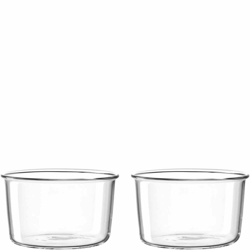 LEONARDO Schale VETRO 2er Set Schale Ø 9.3 cm, Borosilikatglas