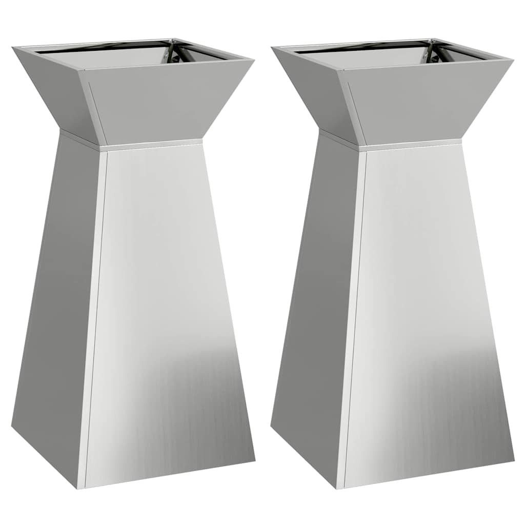 vidaXL Blumentopf Säulen Pflanzer 2 pcs günstig online kaufen