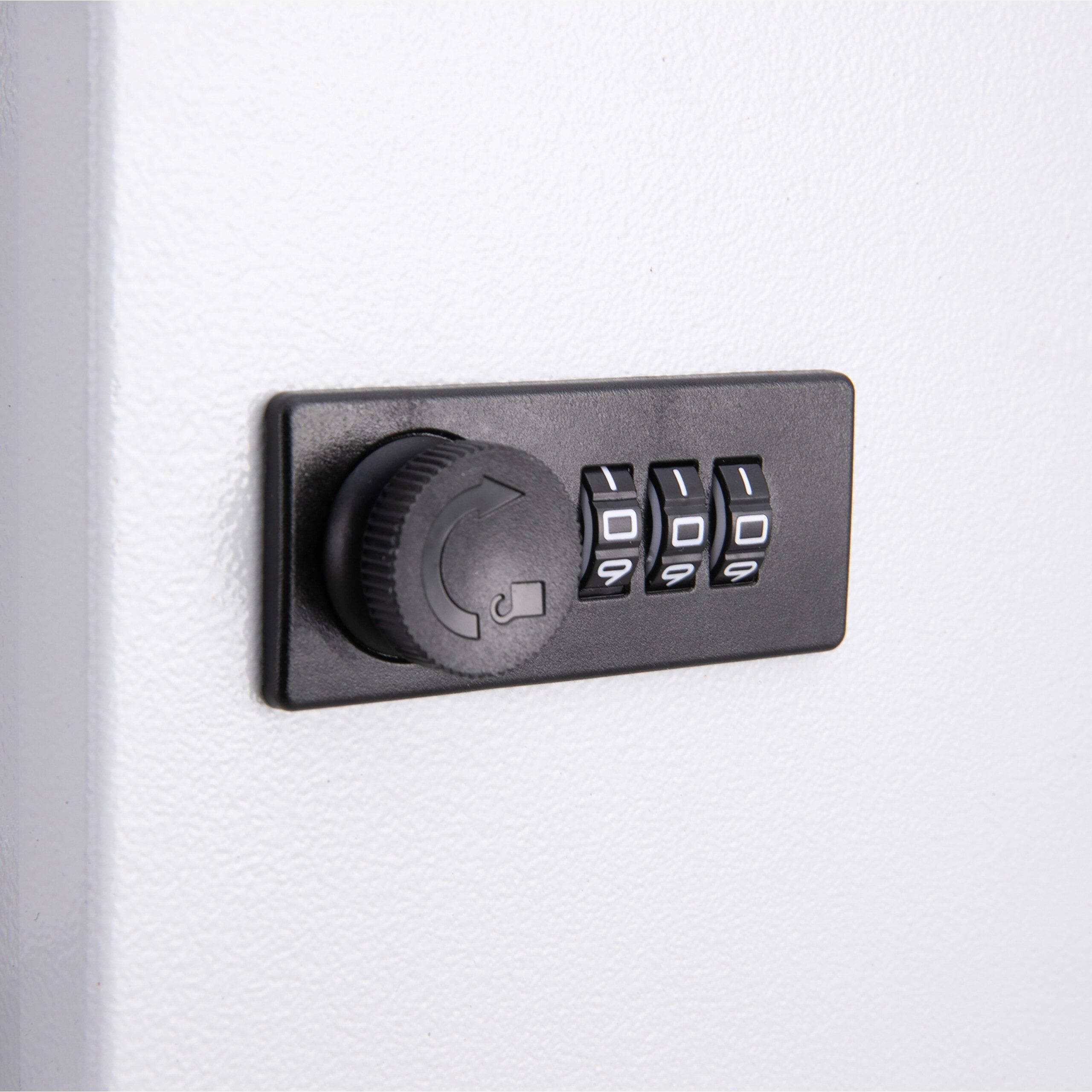 relaxdays Dokumententasche Dokumentenkassette DIN A4, Hellgrau