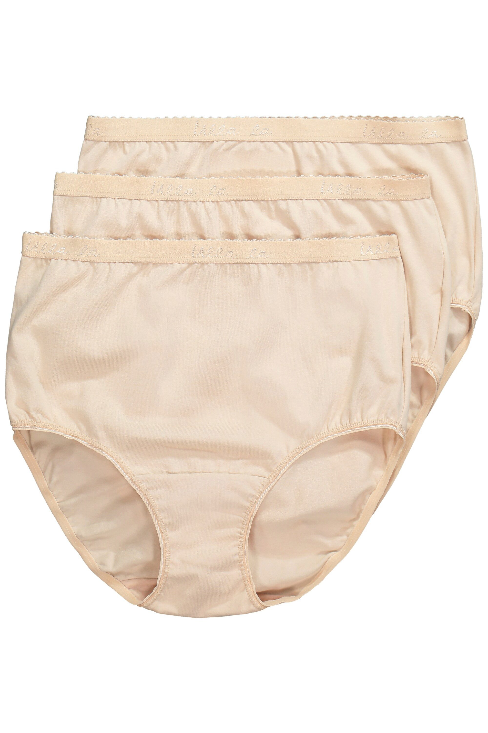 Ulla Popken Slip Maxislips 3er-Pack High Waist (3-St)