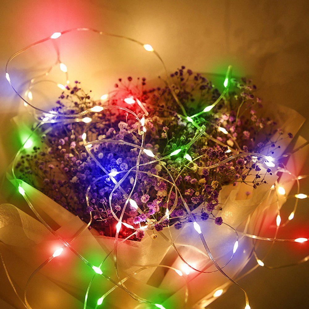 Rosnek LED-Lichterkette 20M-100M,Beleuchtung Lichterschlauch, Party Garten günstig online kaufen