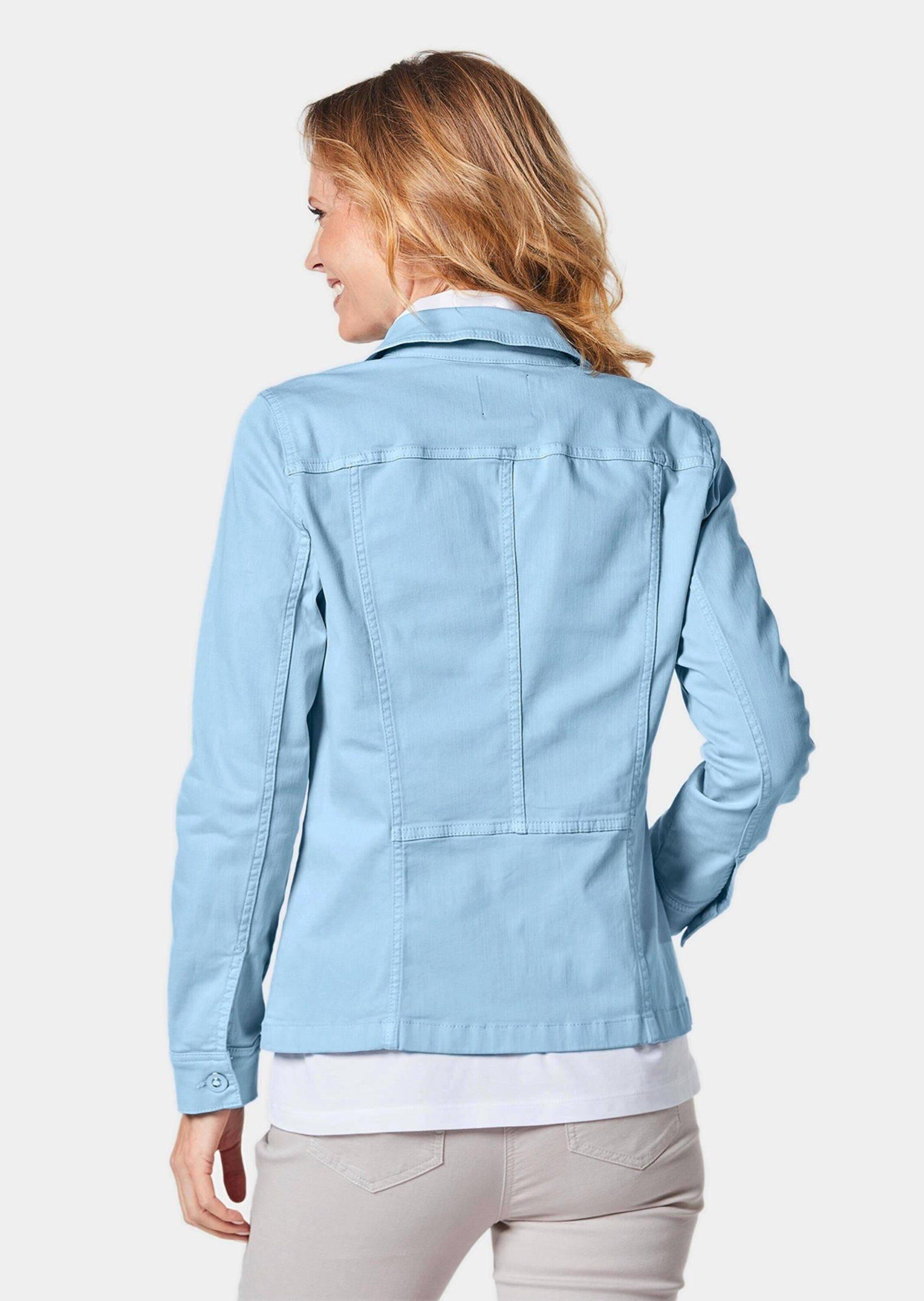 GOLDNER Outdoorjacke Zeitlose Jeansjacke mit tollen Details