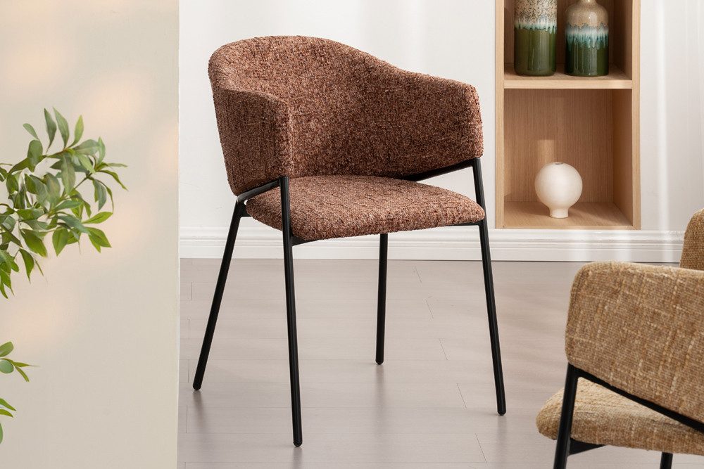 riess-ambiente Esszimmerstuhl NOBLESSE braun / schwarz günstig online kaufen