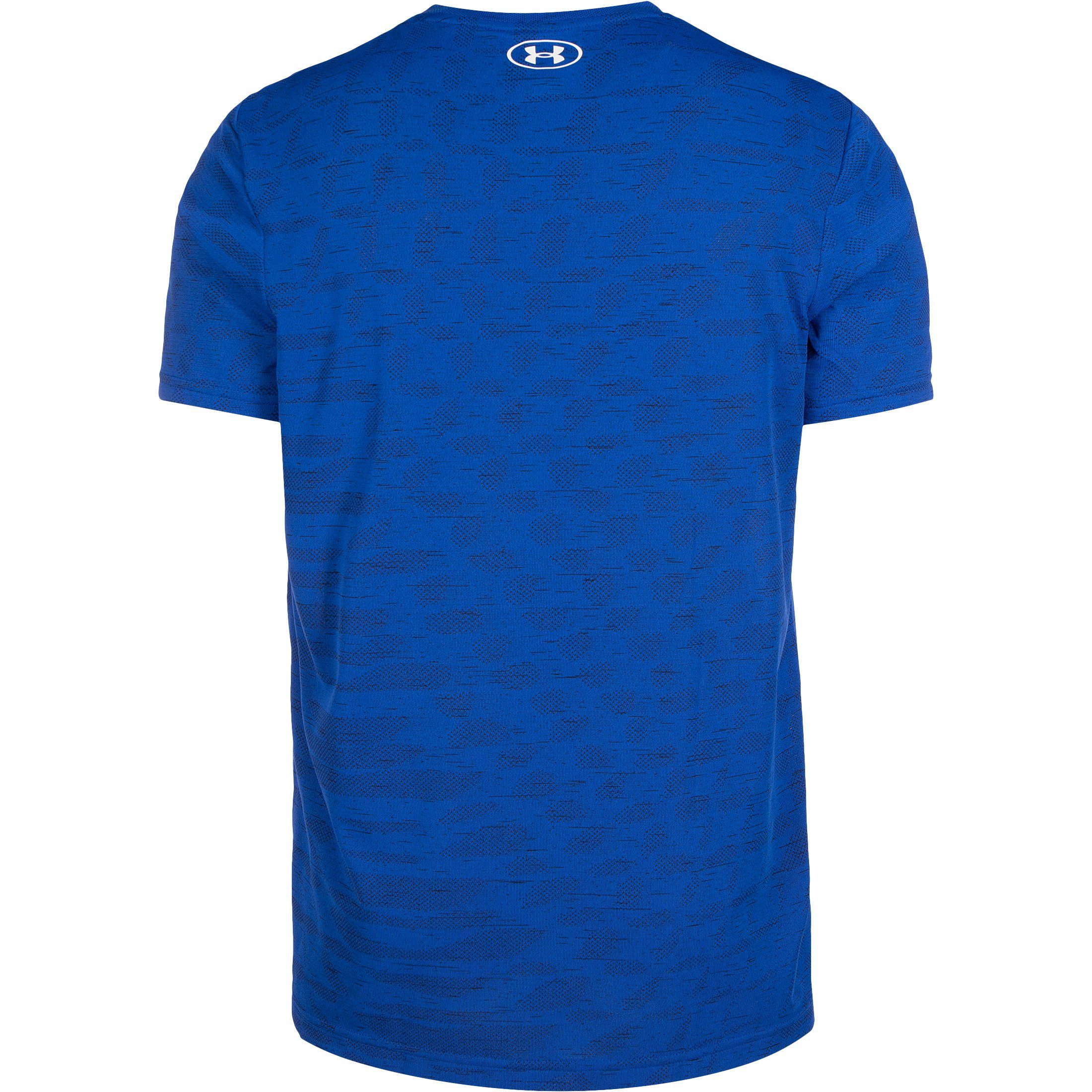 Trainingsshirt Trainingsshirt blau Novelty Seamless Under Herren weiß Armour® /