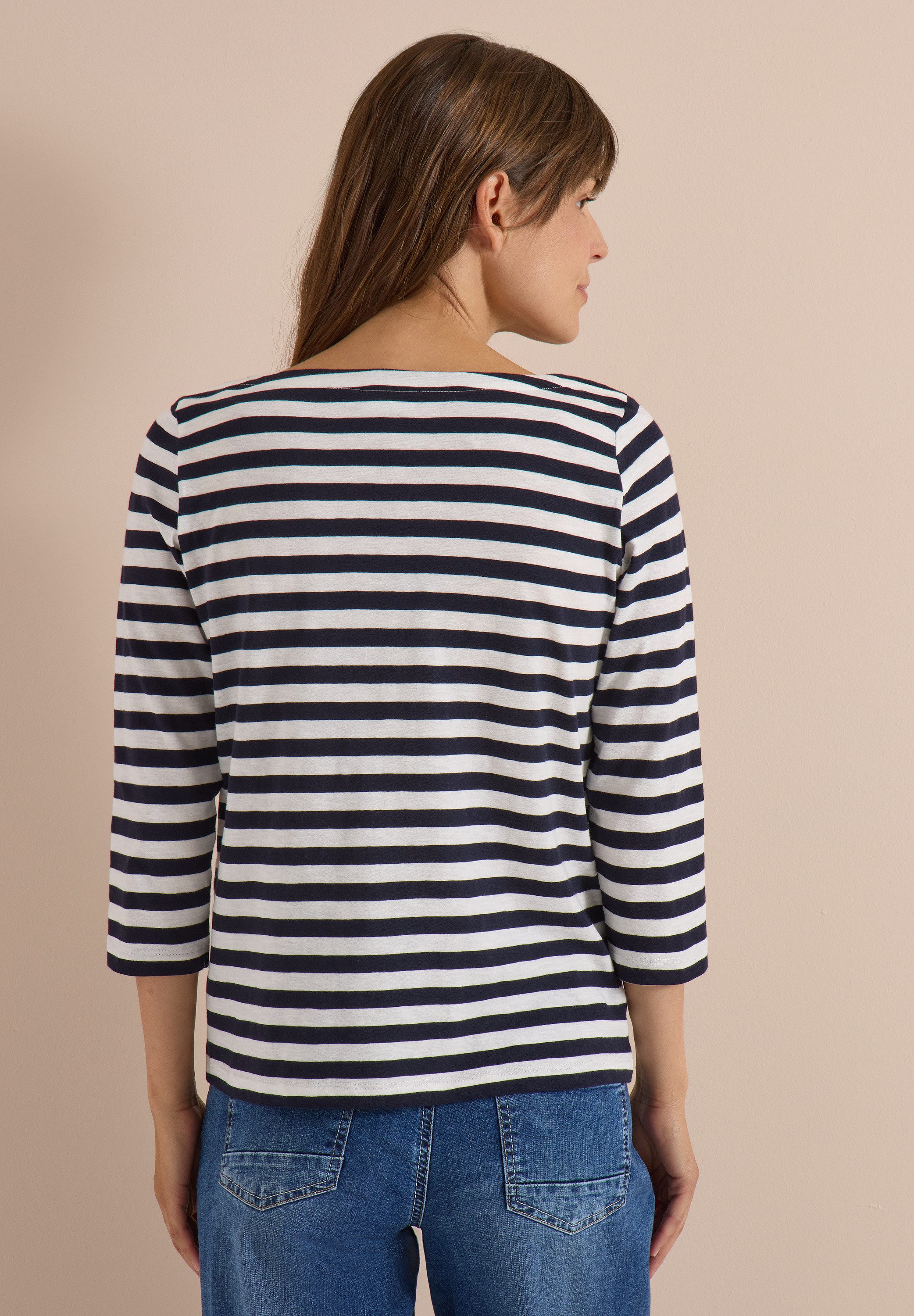 CECIL 3/4-Arm-Shirt aus reiner Baumwolle – Bild 2 von 5