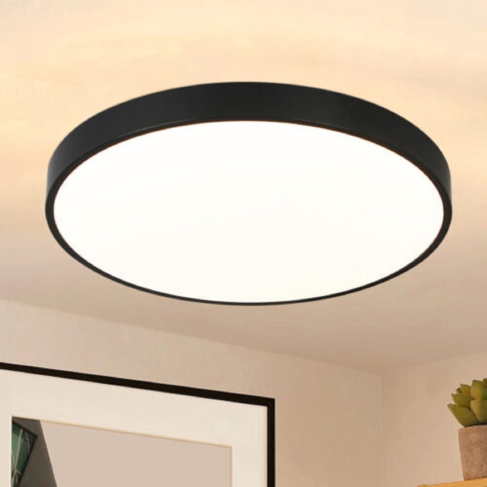 ZMH LED Deckenleuchte Wohnzimmer Ø21cm 12W Deckenlampe Rund für Flur Schlaf günstig online kaufen