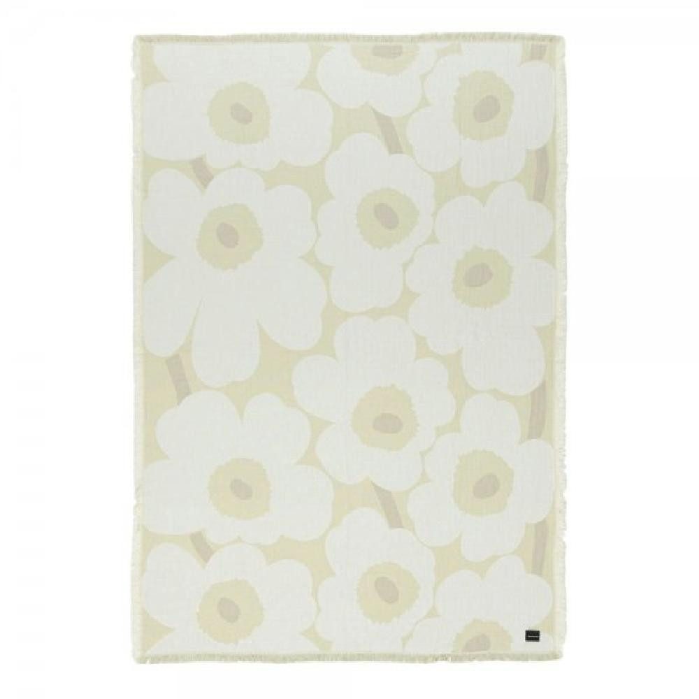 Marimekko Банные полотенца Badetuch Unikko Offwhite White (150x220cm)
