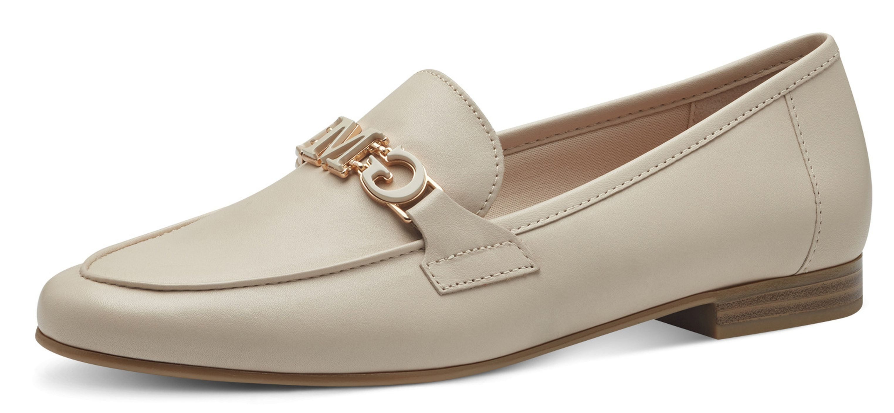 MARCO TOZZI 2-84200-42 452 Cream Nappa Slipper