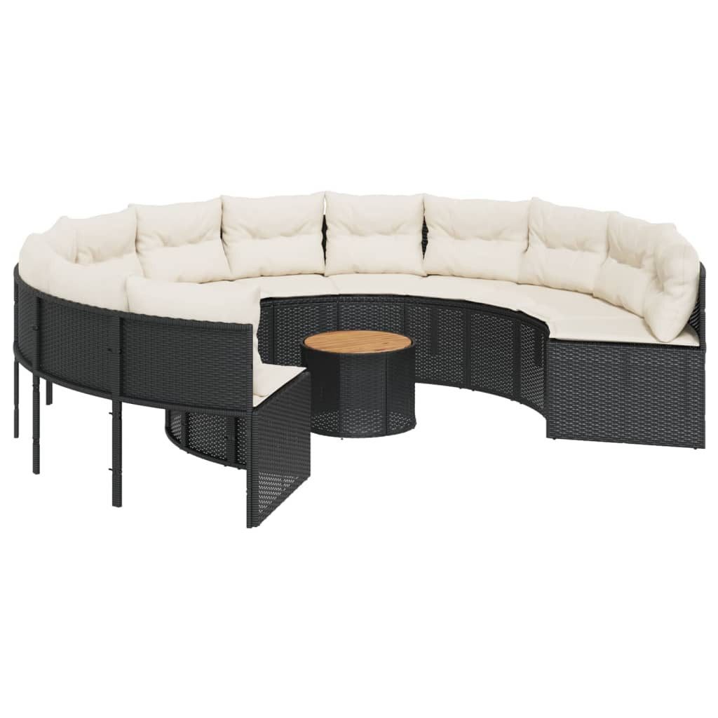 vidaXL Loungesofa Gartensofa mit Tisch und günstig online kaufen