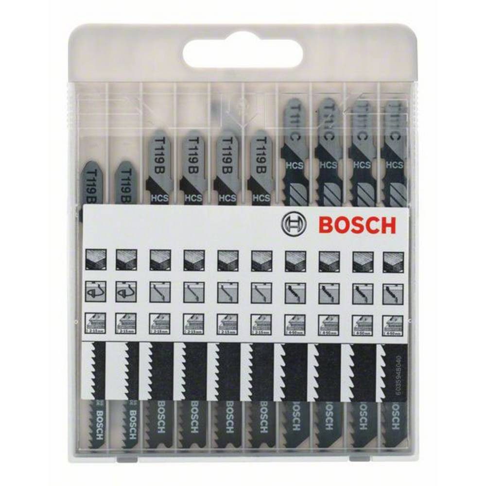 BOSCH Stichsägeblatt Stichsägeblatt-Set Basic for Wood, günstig online kaufen