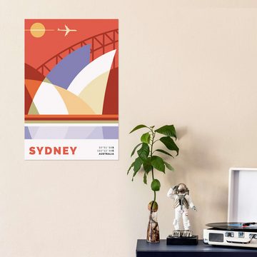 Posterlounge Wandfolie Nigel Sandor, Sydney Opera House, Jugendzimmer Lounge Illustration