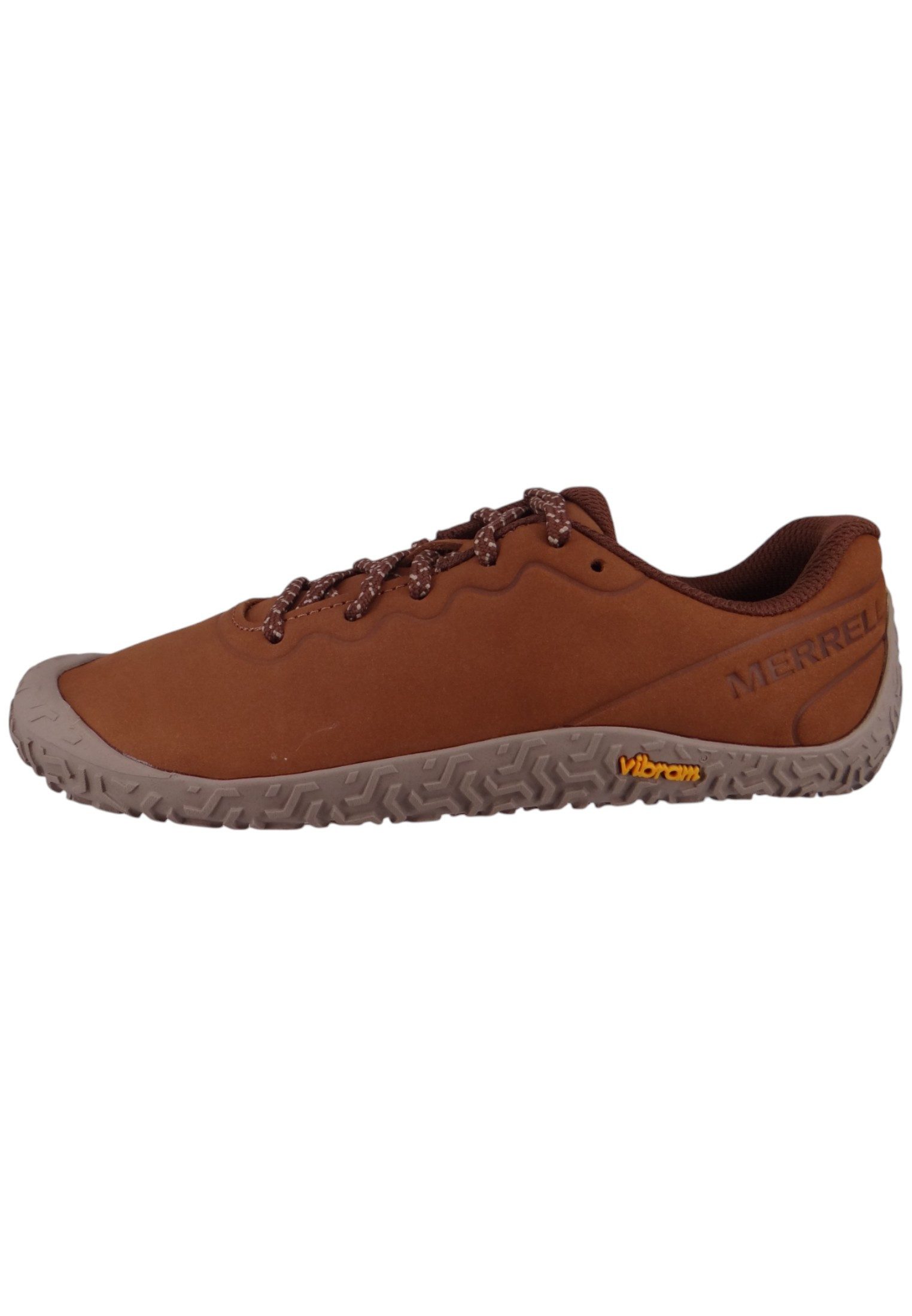 Merrell J067890 Vapor Glove 6 Leather Barefoot Tobacco Mokassin